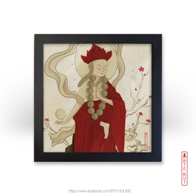 Tranh giấy Art - Địa Tạng Vương Bồ Tát